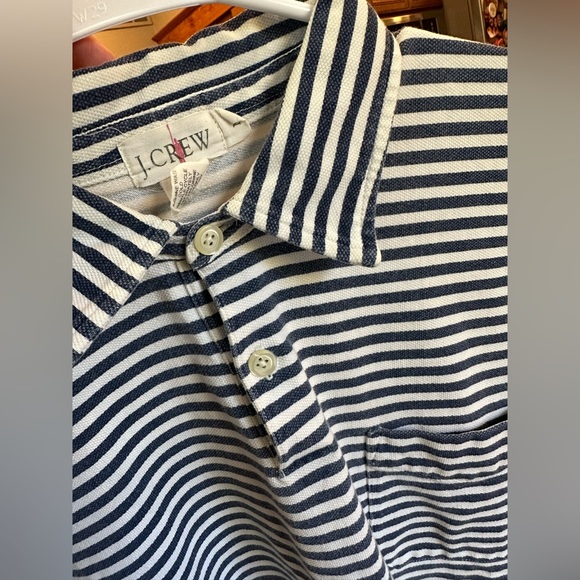 Vintage J. Crew Oarsman Striped Polo Size Medium - Picture 6 of 7